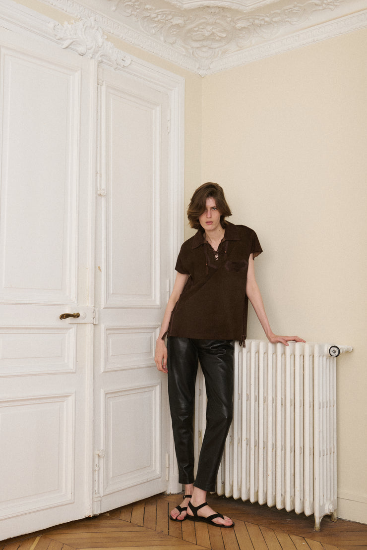 Number (N)ine Suede Top - Desert Vintage