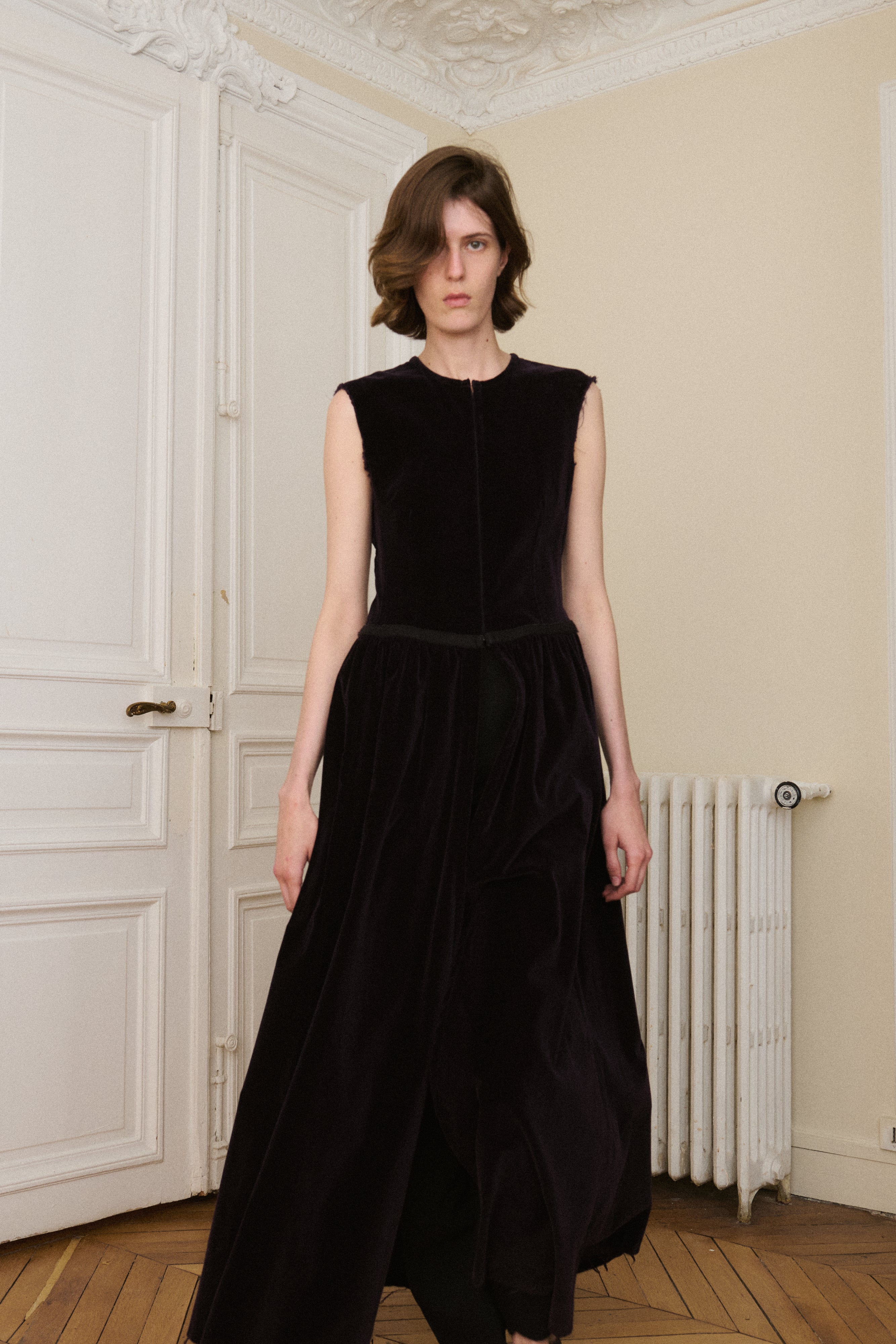 Dries Van Noten Purple Velvet Dress - Desert Vintage