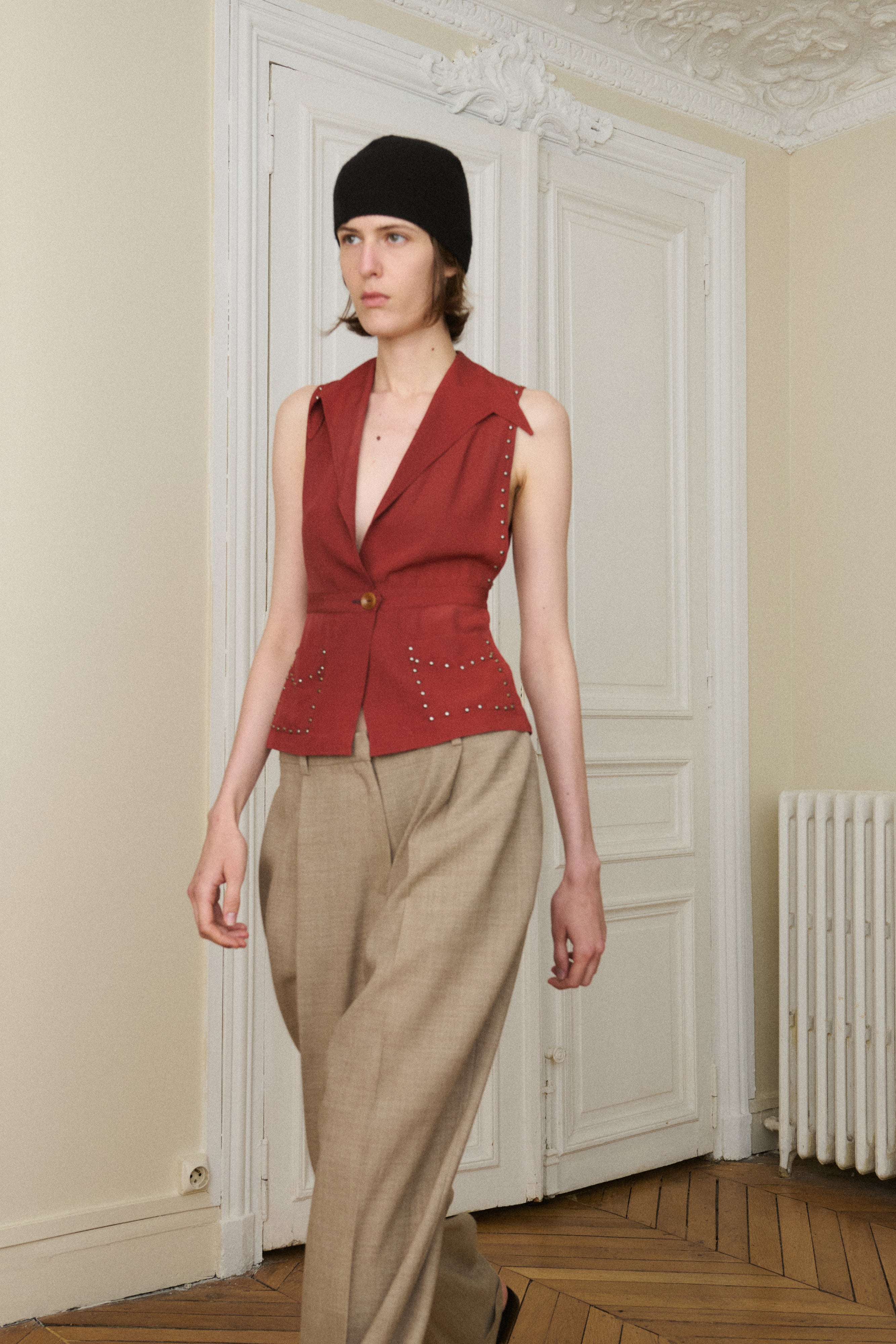1940s Studded Vest - Desert Vintage