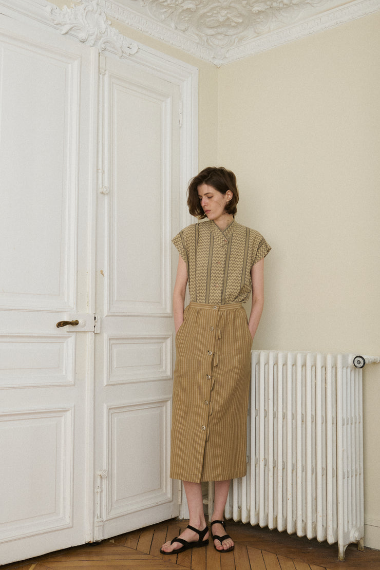 Issey Miyake Cotton Skirt - Desert Vintage