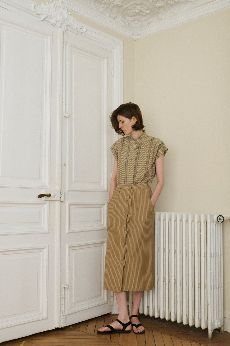 Issey Miyake Cotton Blouse - Desert Vintage