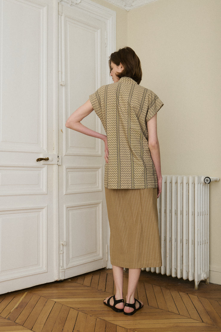 Issey Miyake Cotton Blouse - Desert Vintage