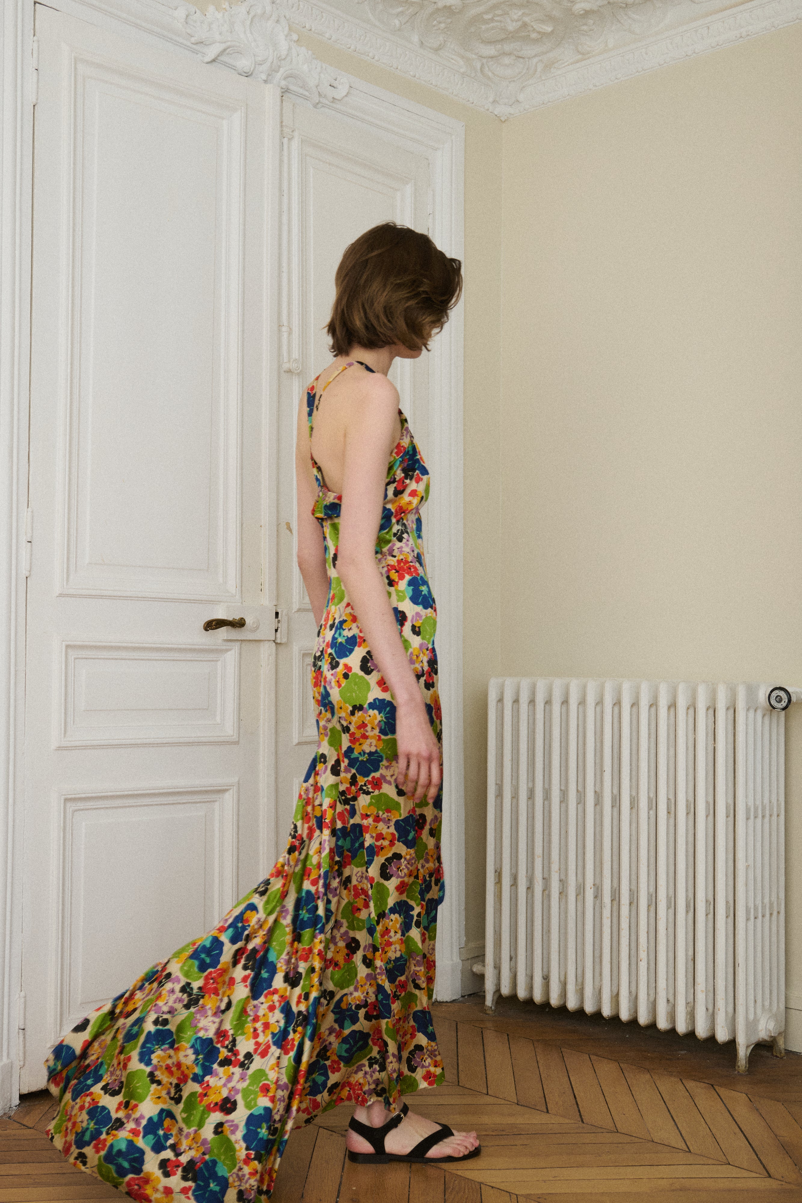 *1930's Silk Dress - Desert Vintage