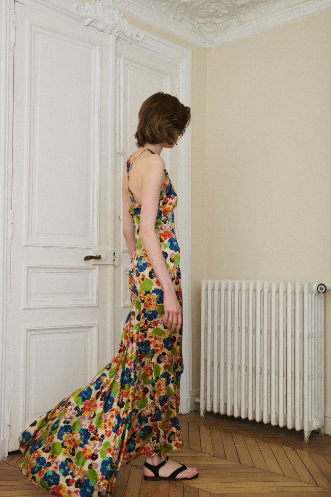 *1930's Silk Dress - Desert Vintage
