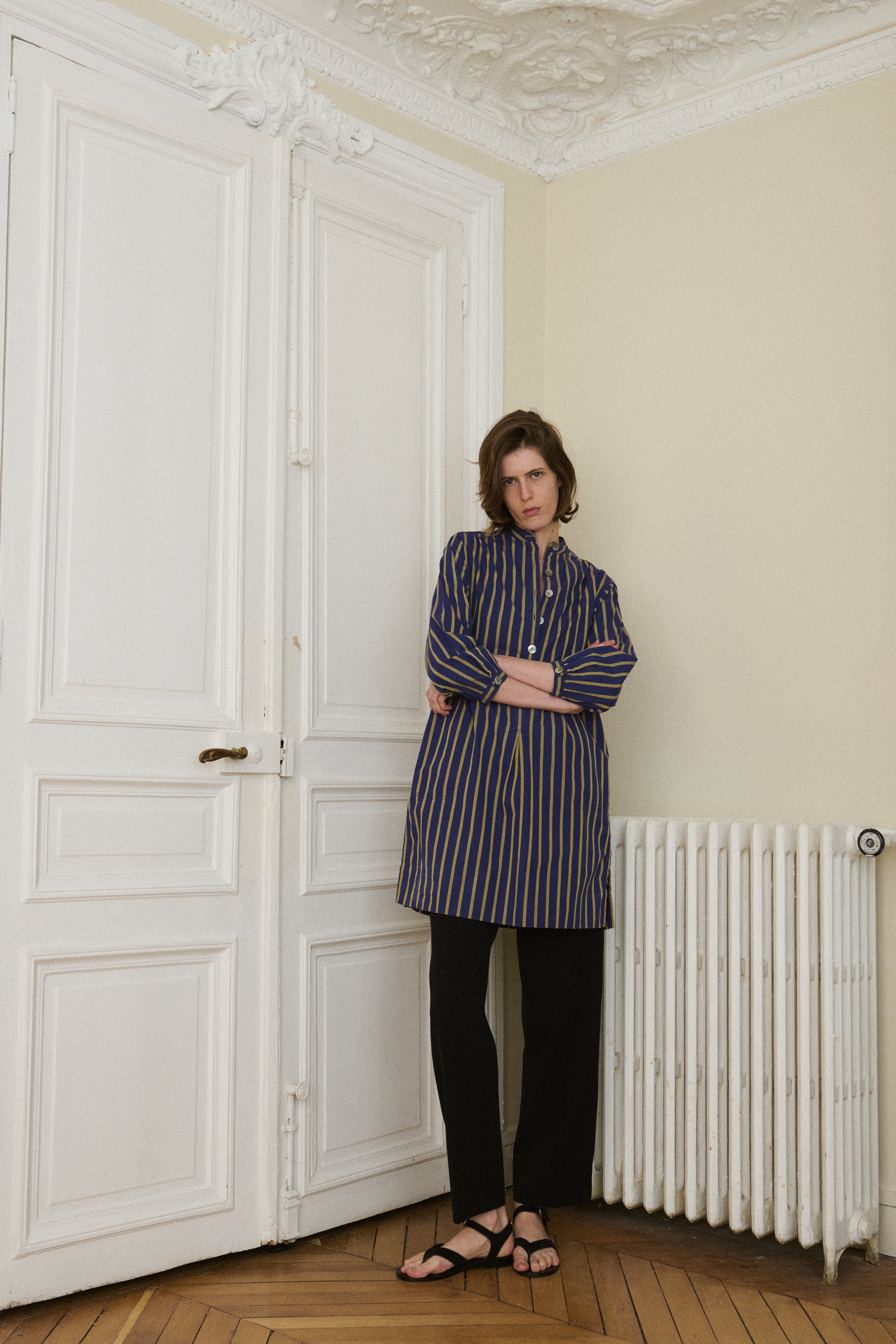 *Blue Stripe Tunic - Desert Vintage