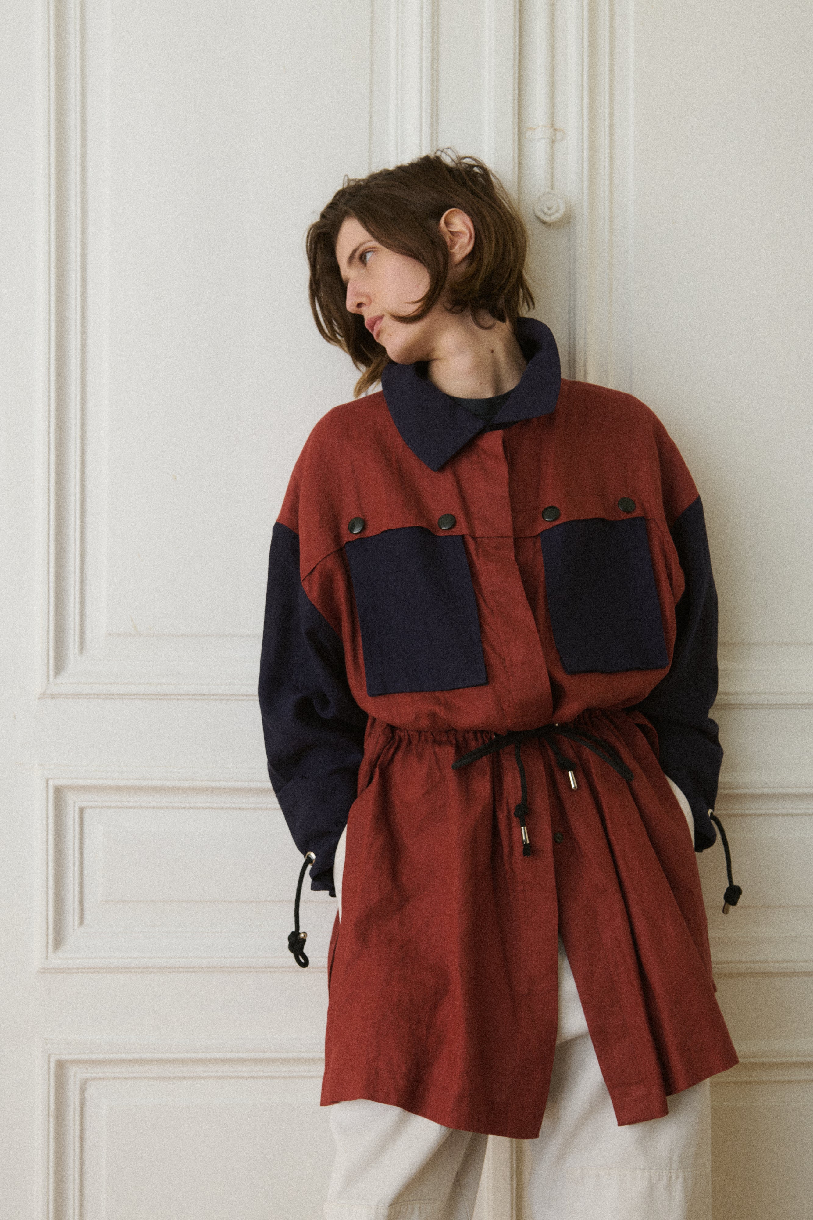 Courreges Tie Waist Jacket - Desert Vintage