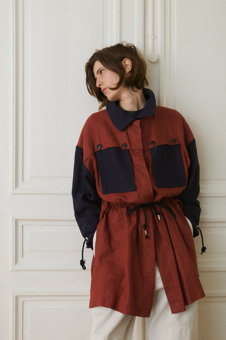 Courreges Tie Waist Jacket - Desert Vintage
