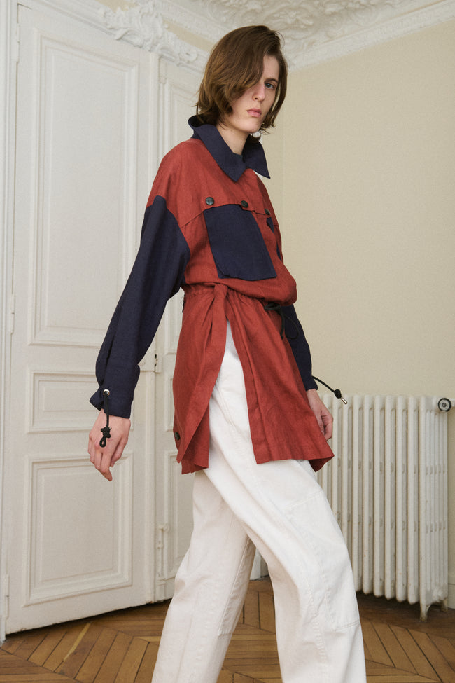 Courreges Tie Waist Jacket - Desert Vintage
