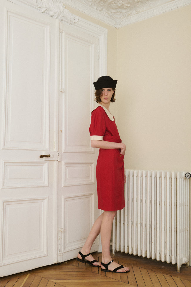 Chanel Club Collar Dress - Desert Vintage