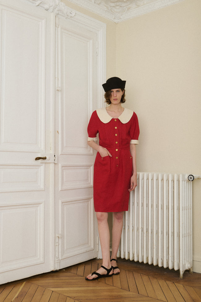 Chanel Club Collar Dress - Desert Vintage