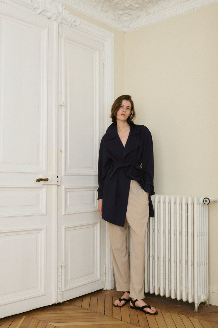 Claude Montana Trench Coat - Desert Vintage