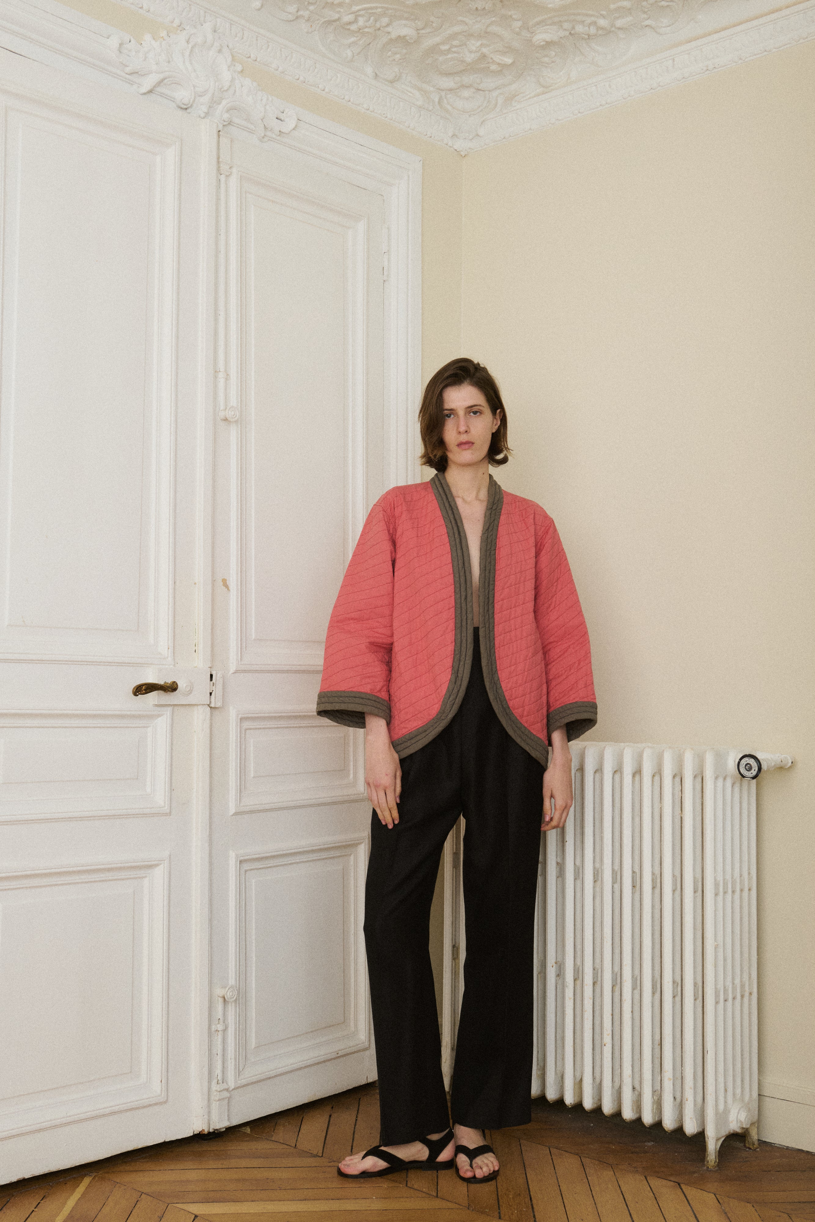 Ysl Quilted Pink Coat - Desert Vintage