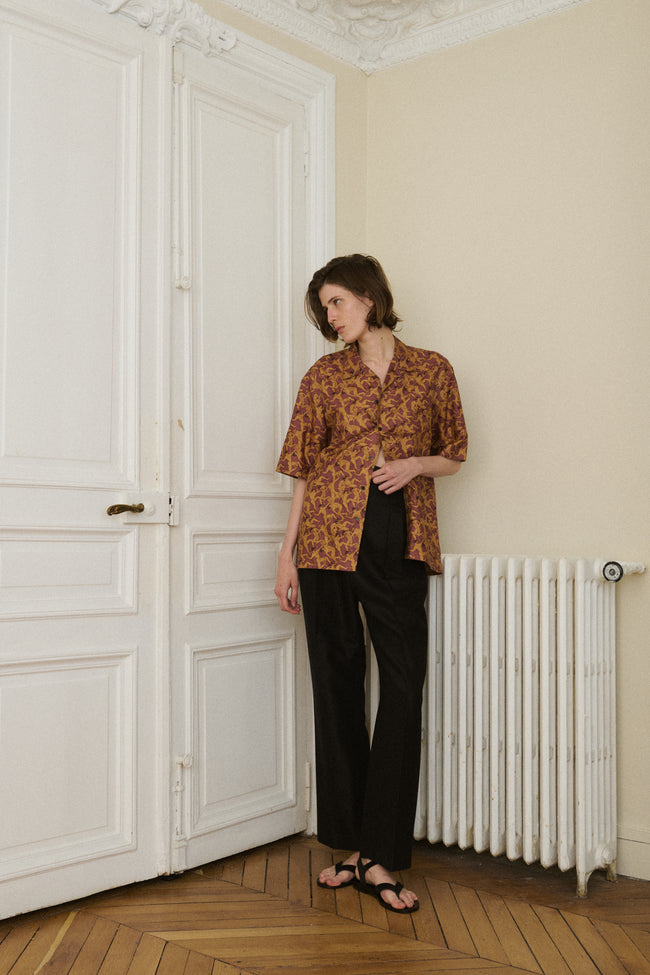 Ysl Antiquity Silk Blouse - Desert Vintage