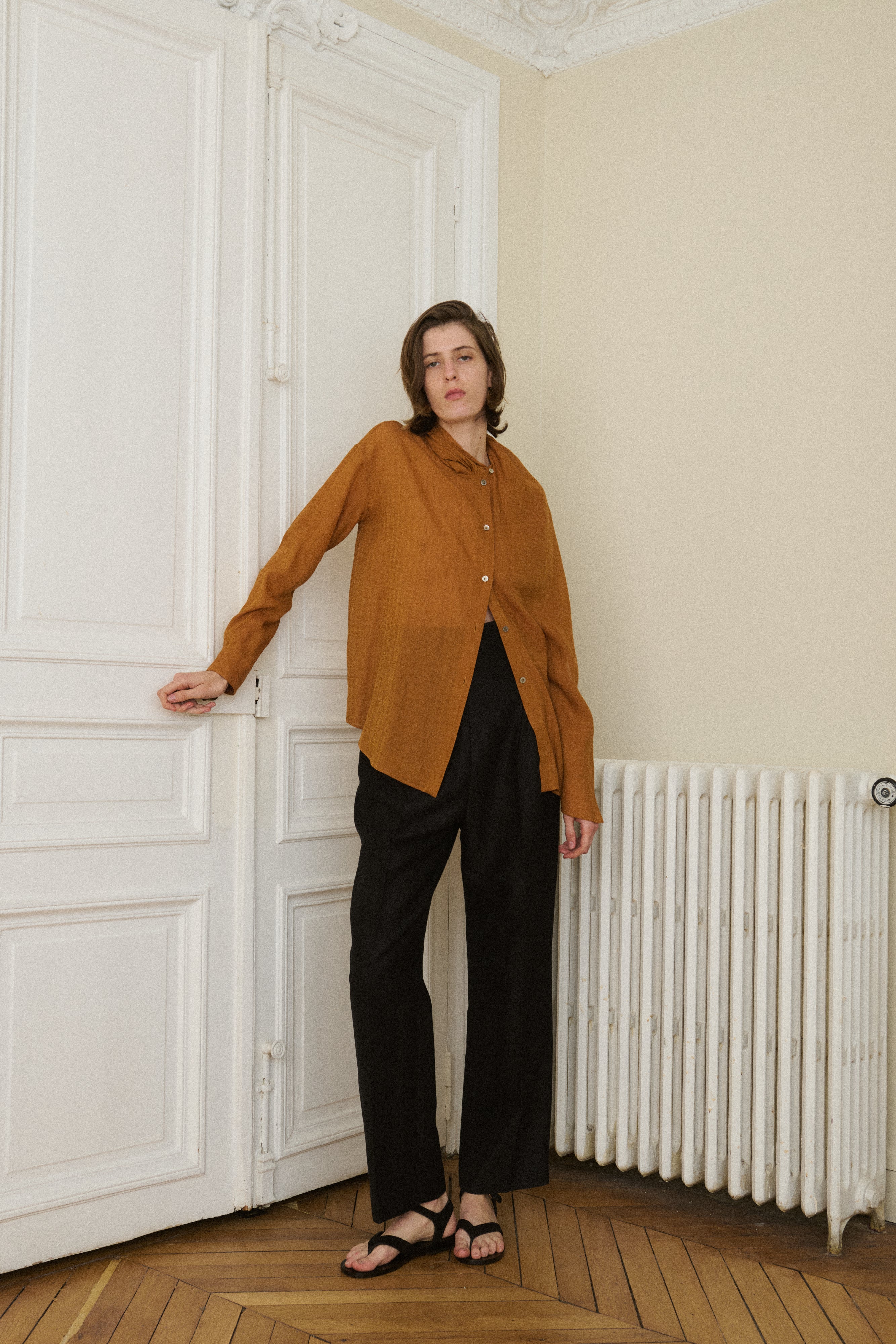 Romeo Gigli Umber Blouse - Desert Vintage