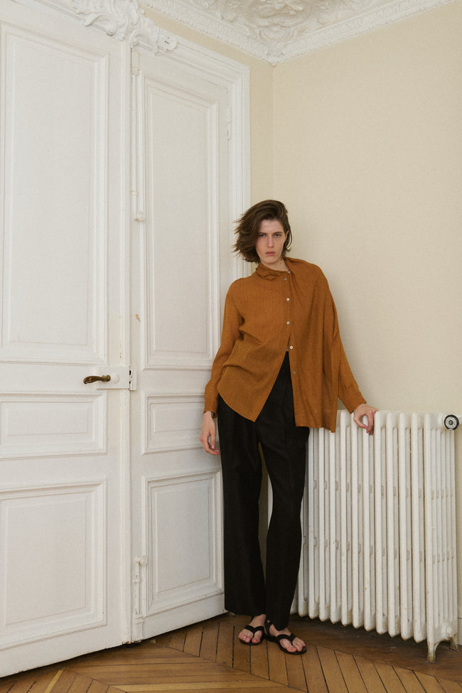 Romeo Gigli Umber Blouse - Desert Vintage