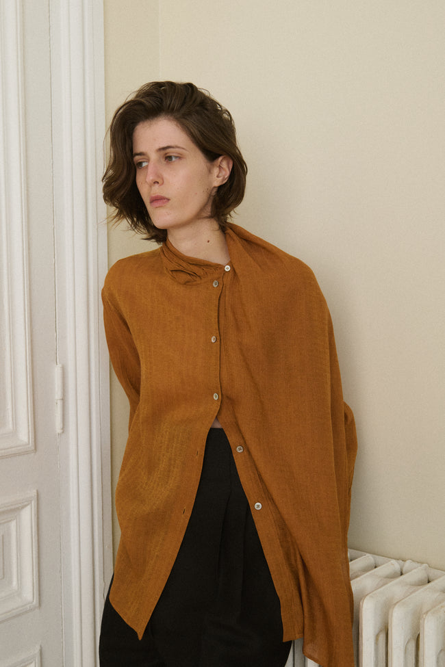 Romeo Gigli Umber Blouse - Desert Vintage