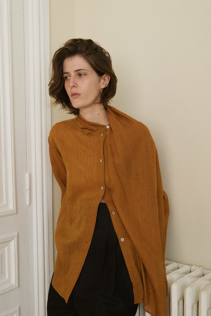 Romeo Gigli Umber Blouse - Desert Vintage