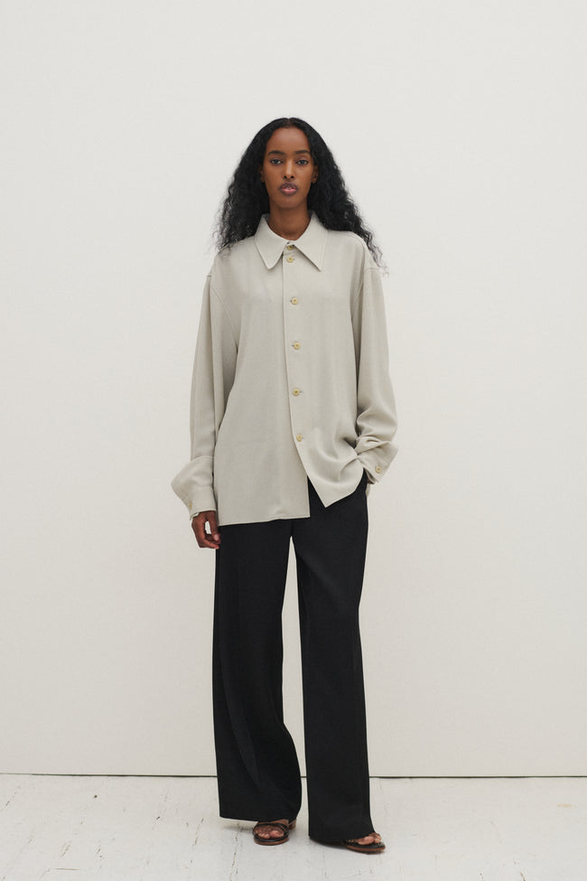 Armani Dove Grey Shirt - Desert Vintage