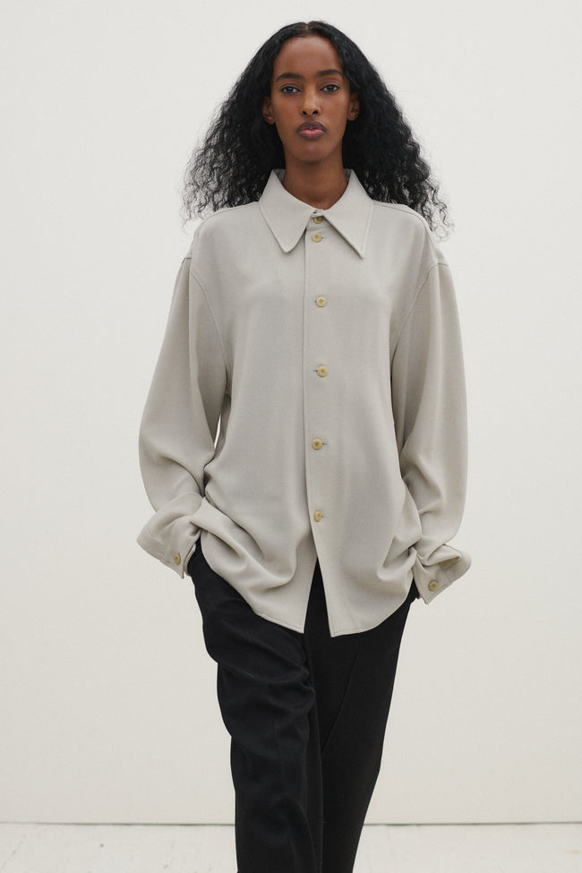 Armani Dove Grey Shirt - Desert Vintage