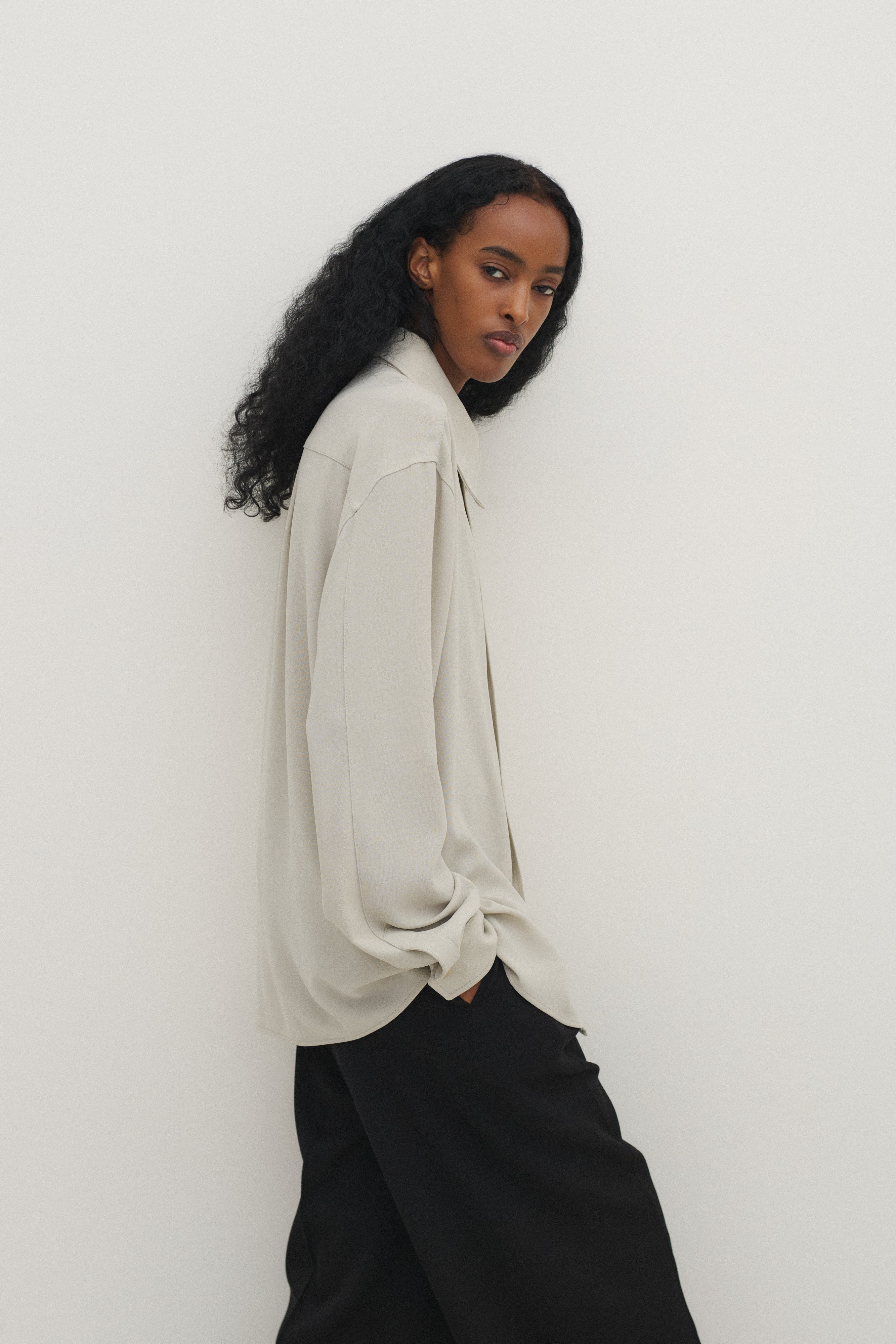 Armani Dove Grey Shirt - Desert Vintage