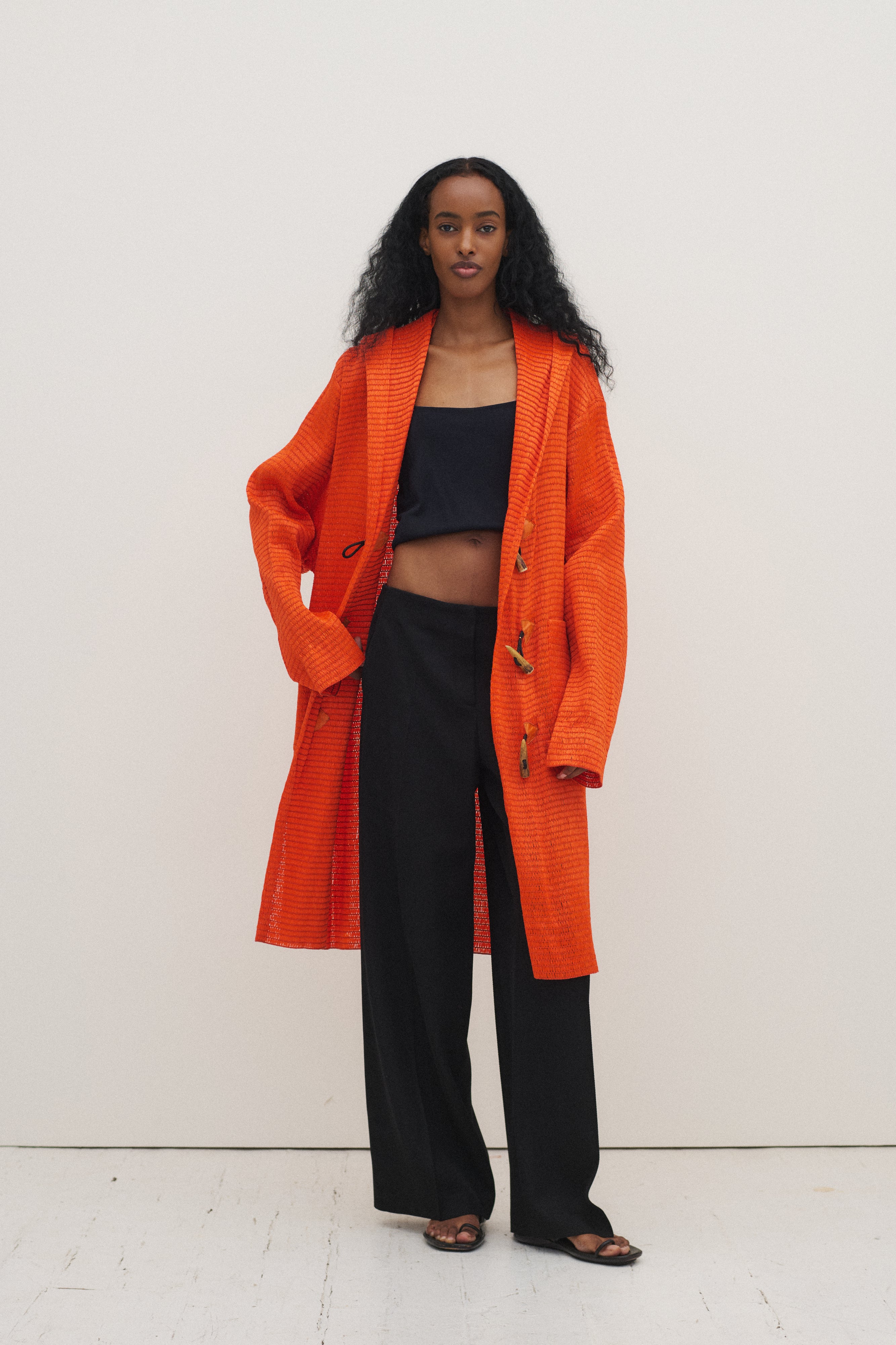 Koos Van Den Akker Raffia Coat - Desert Vintage