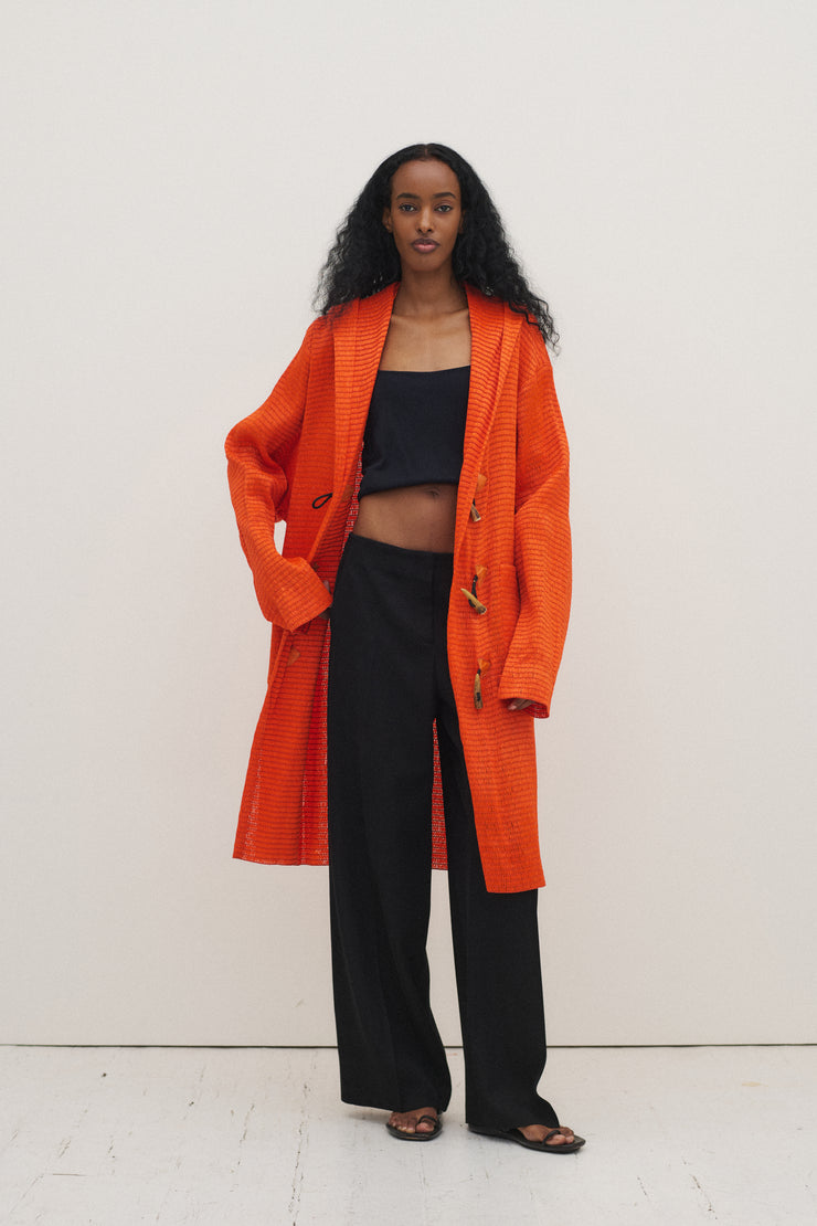 Koos Van Den Akker Raffia Coat - Desert Vintage