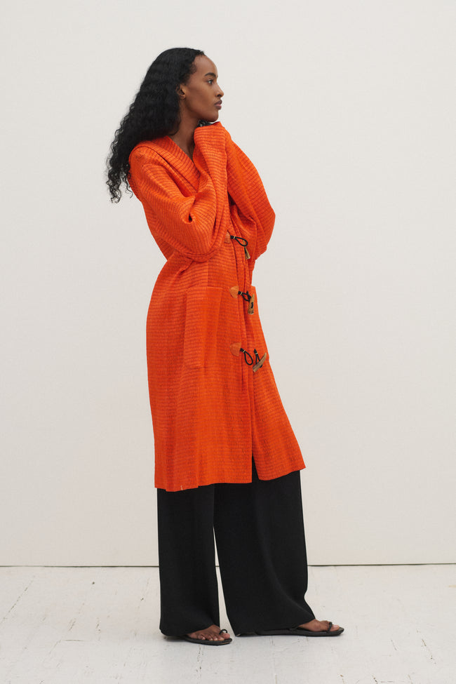 Koos Van Den Akker Raffia Coat - Desert Vintage