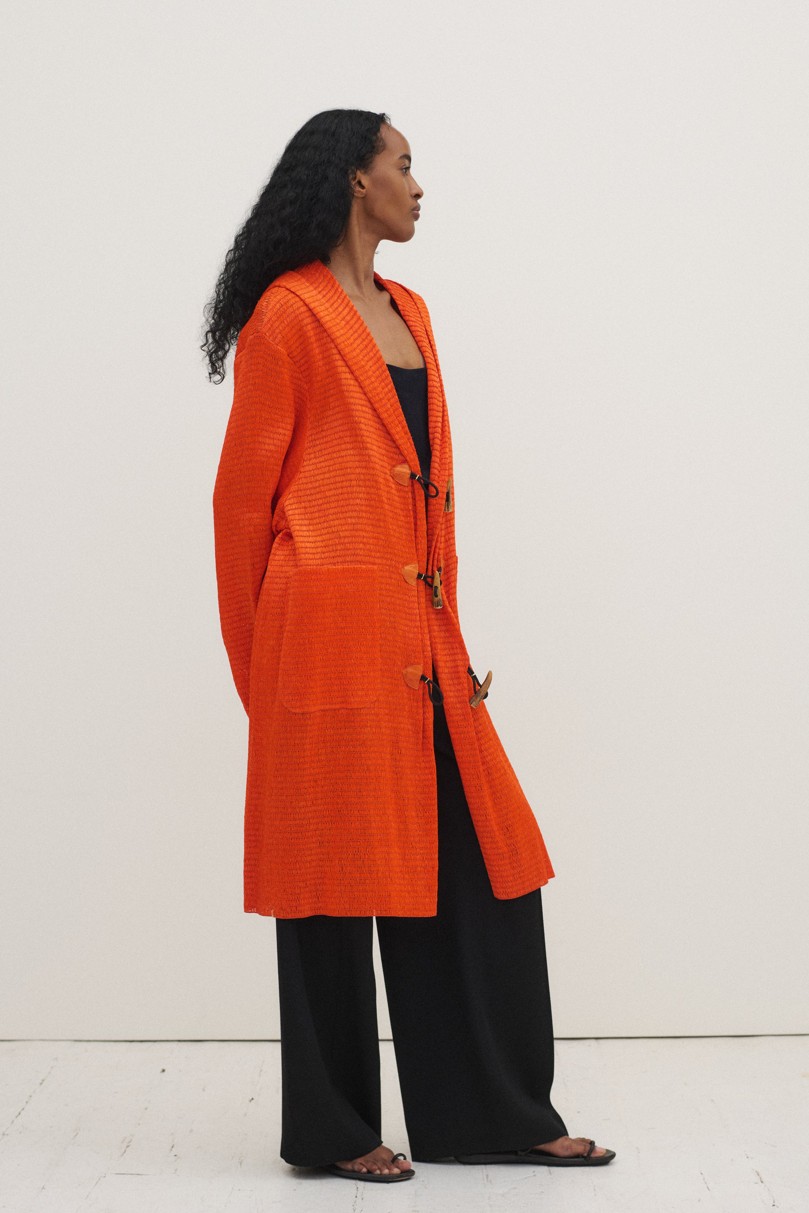 Koos Van Den Akker Raffia Coat - Desert Vintage