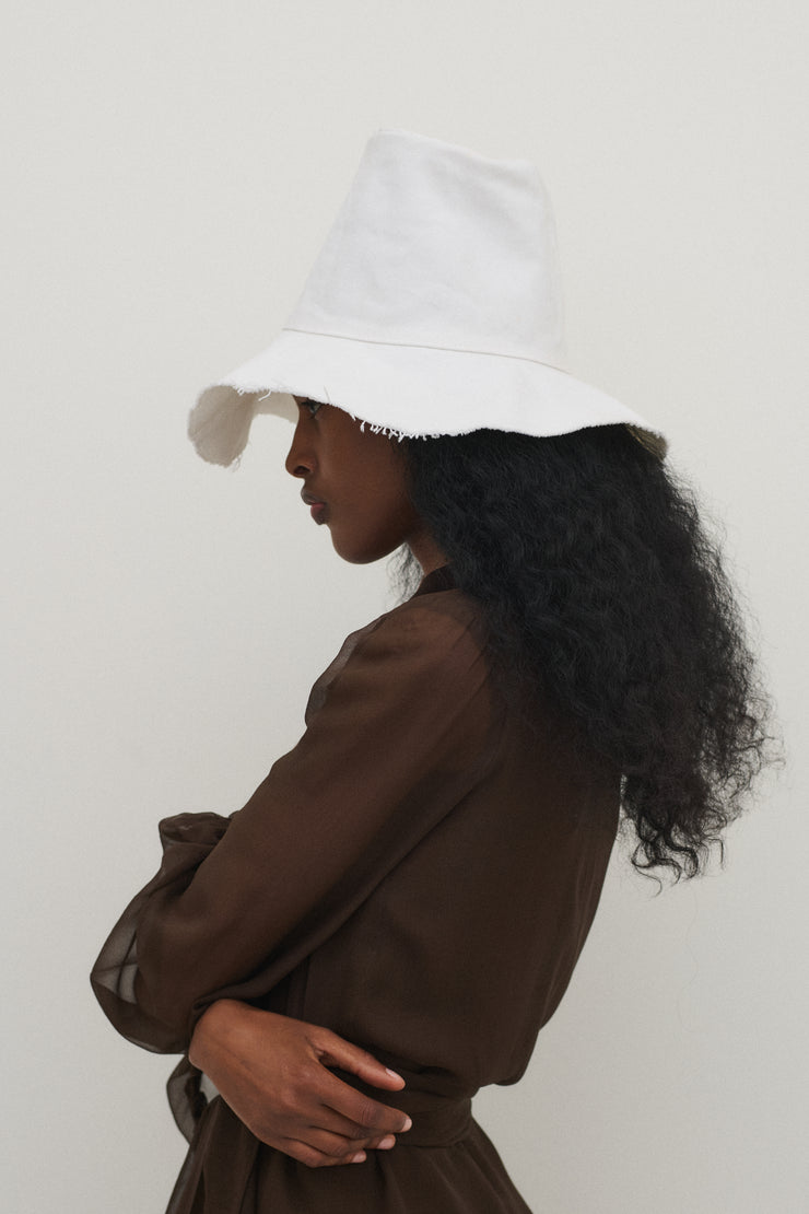 Cotton Raw Hem Hat - Desert Vintage