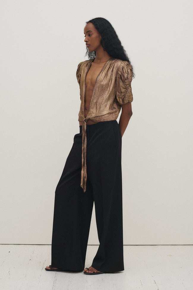 1930s Lamé Wrap Top - Desert Vintage