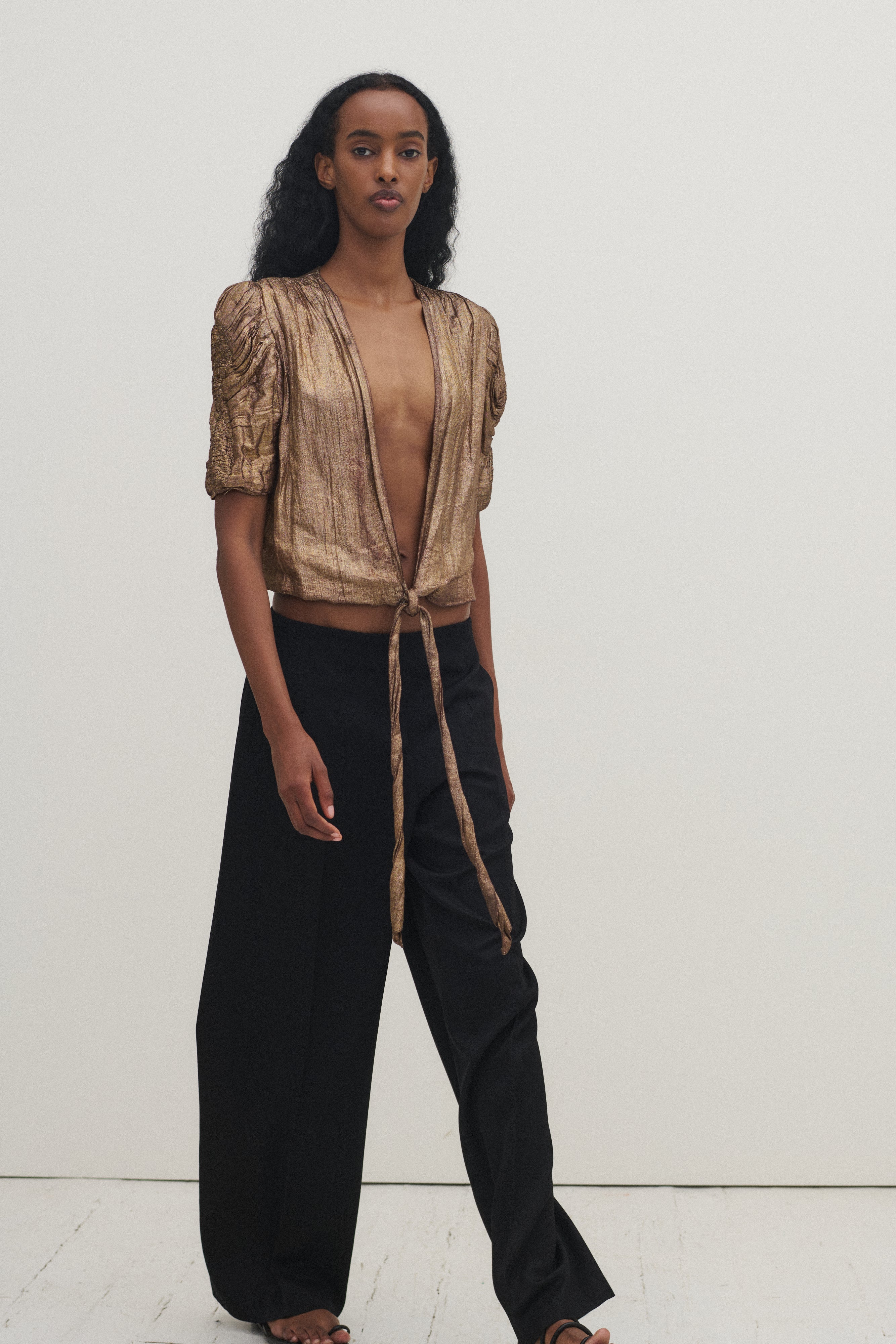 1930s Lamé Wrap Top - Desert Vintage