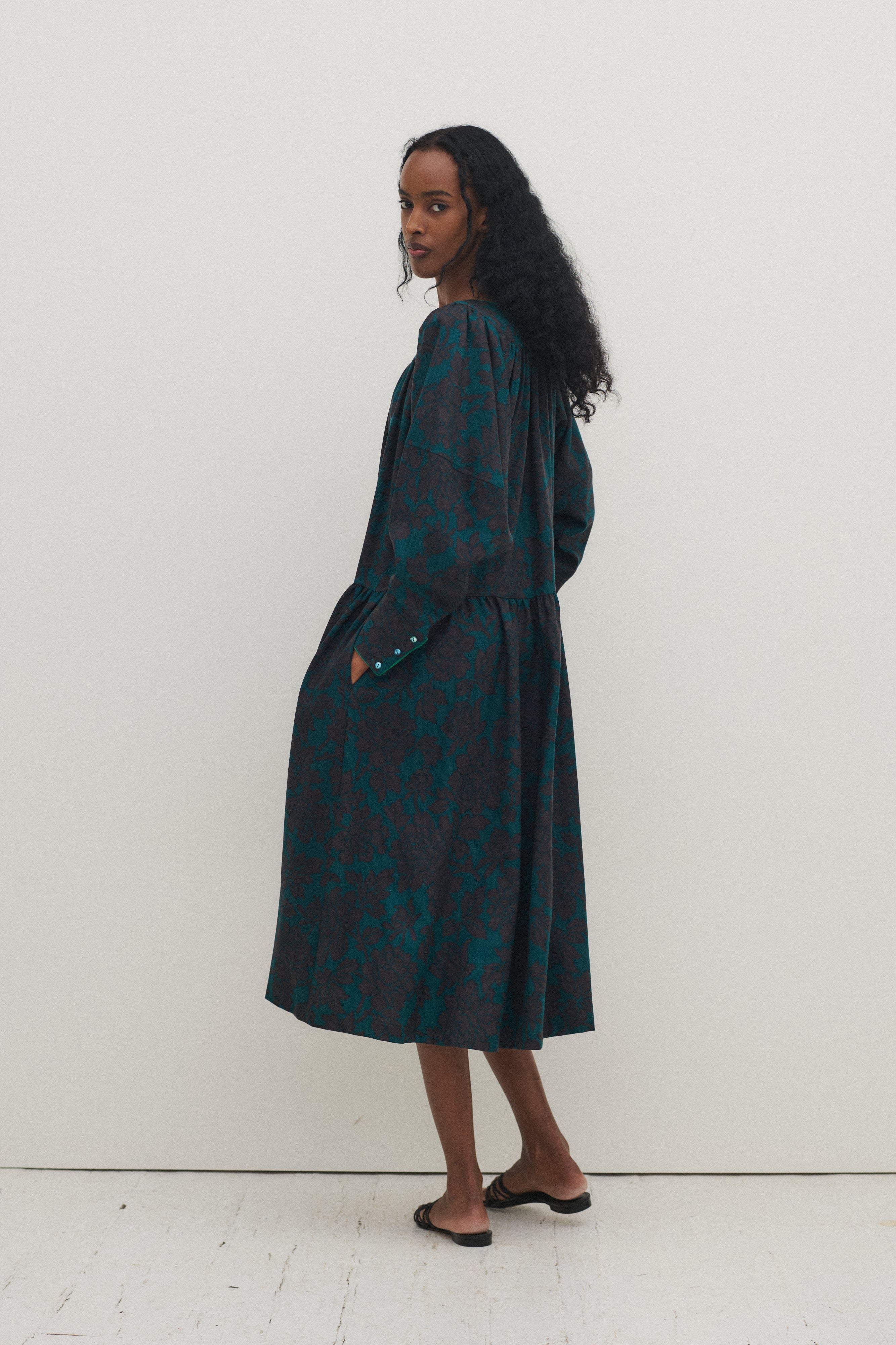 Kenzo Wool Flower Dress - Desert Vintage