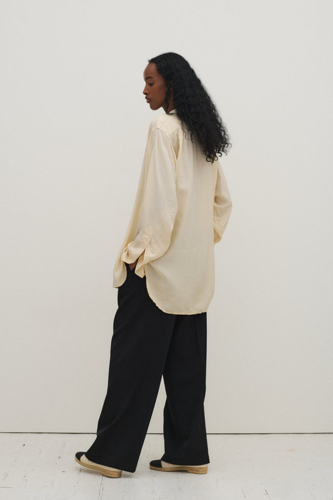 Antique Silk Button Down - Desert Vintage