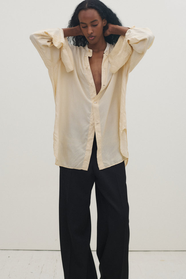 Antique Silk Button Down - Desert Vintage