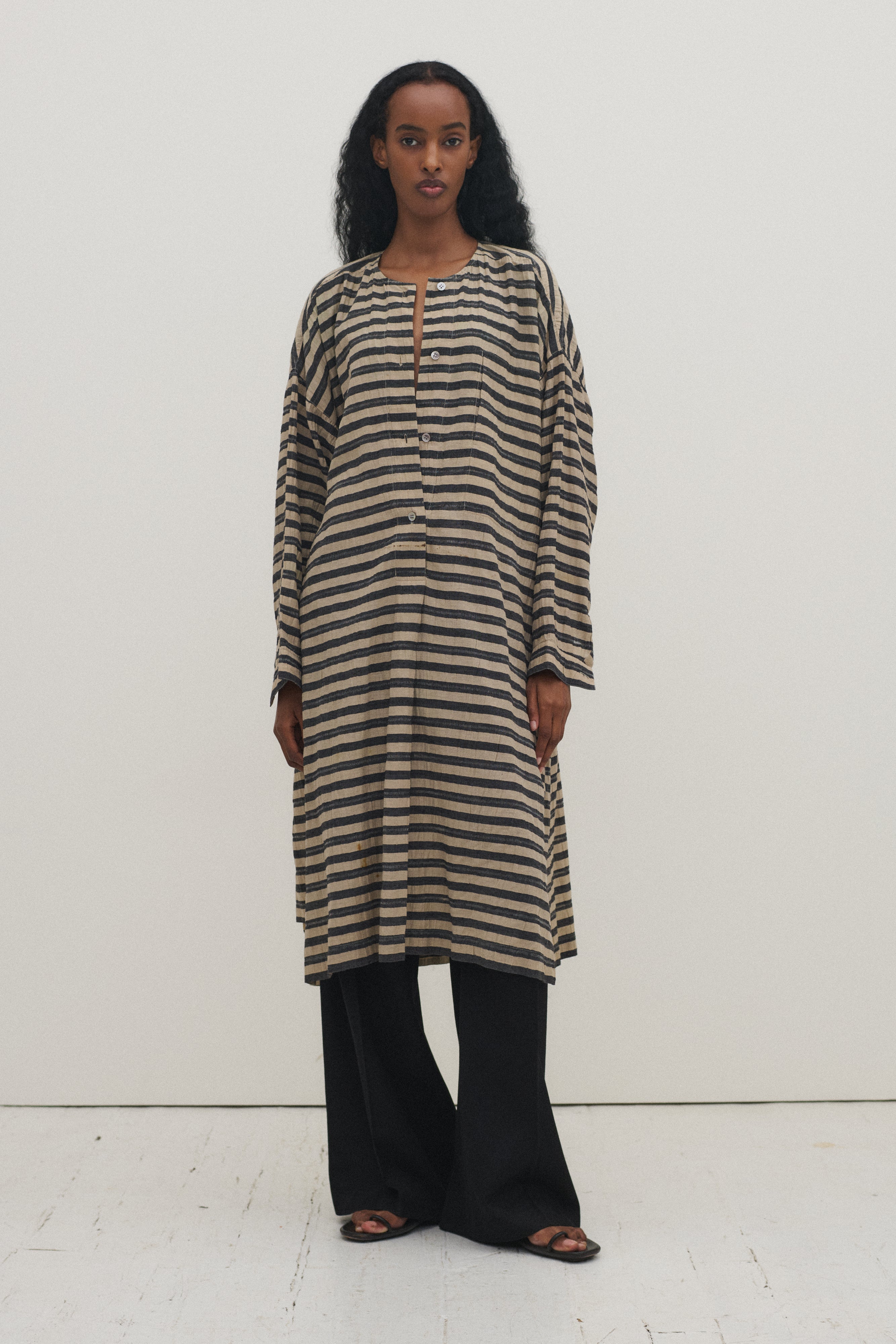 Issey Miyake Stripe Dress - Desert Vintage