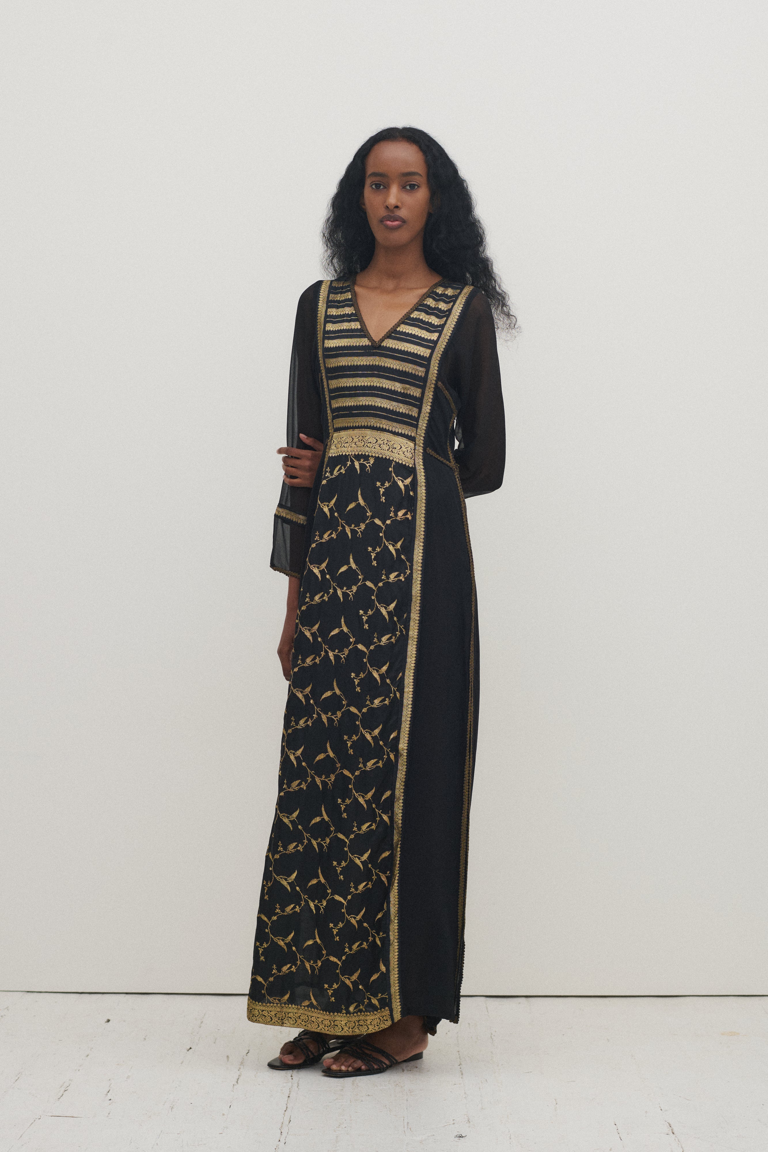 Thea Porter Black Dress - Desert Vintage