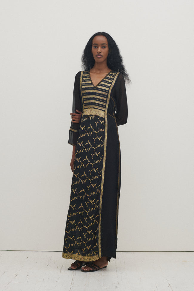 Thea Porter Black Dress - Desert Vintage