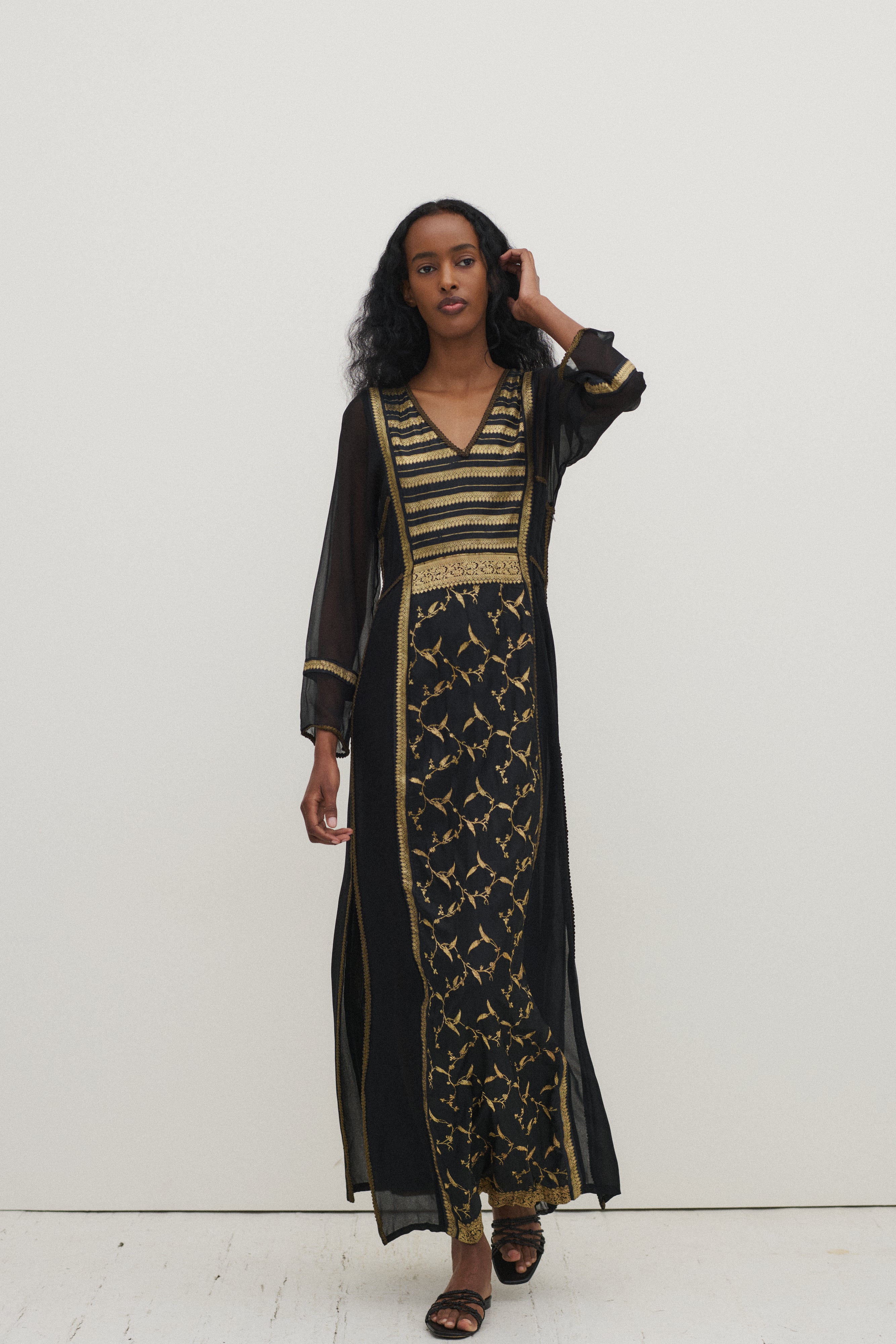 Thea Porter Black Dress - Desert Vintage