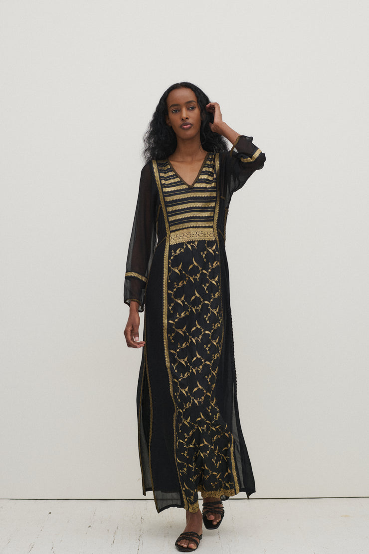 Thea Porter Black Dress - Desert Vintage