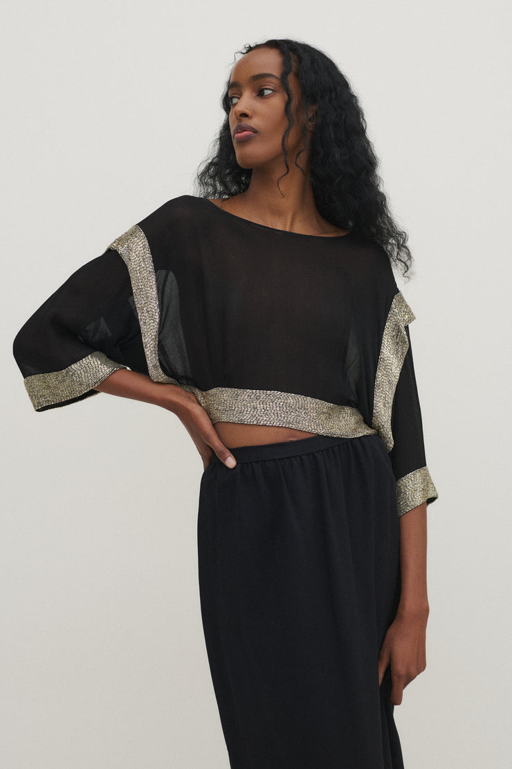 Karl Lagerfeld era Chloé Beaded Top - Desert Vintage