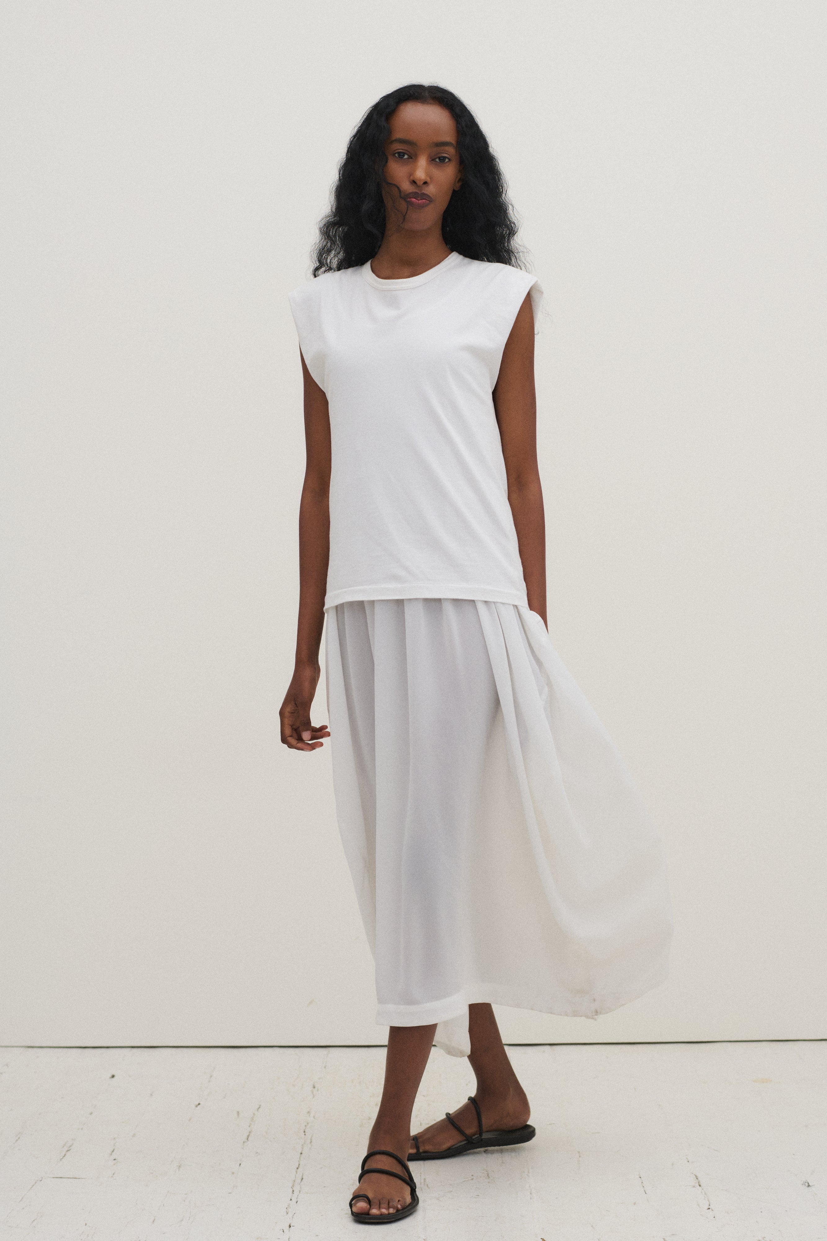 Comme des Garçons White Cotton Dress - Desert Vintage