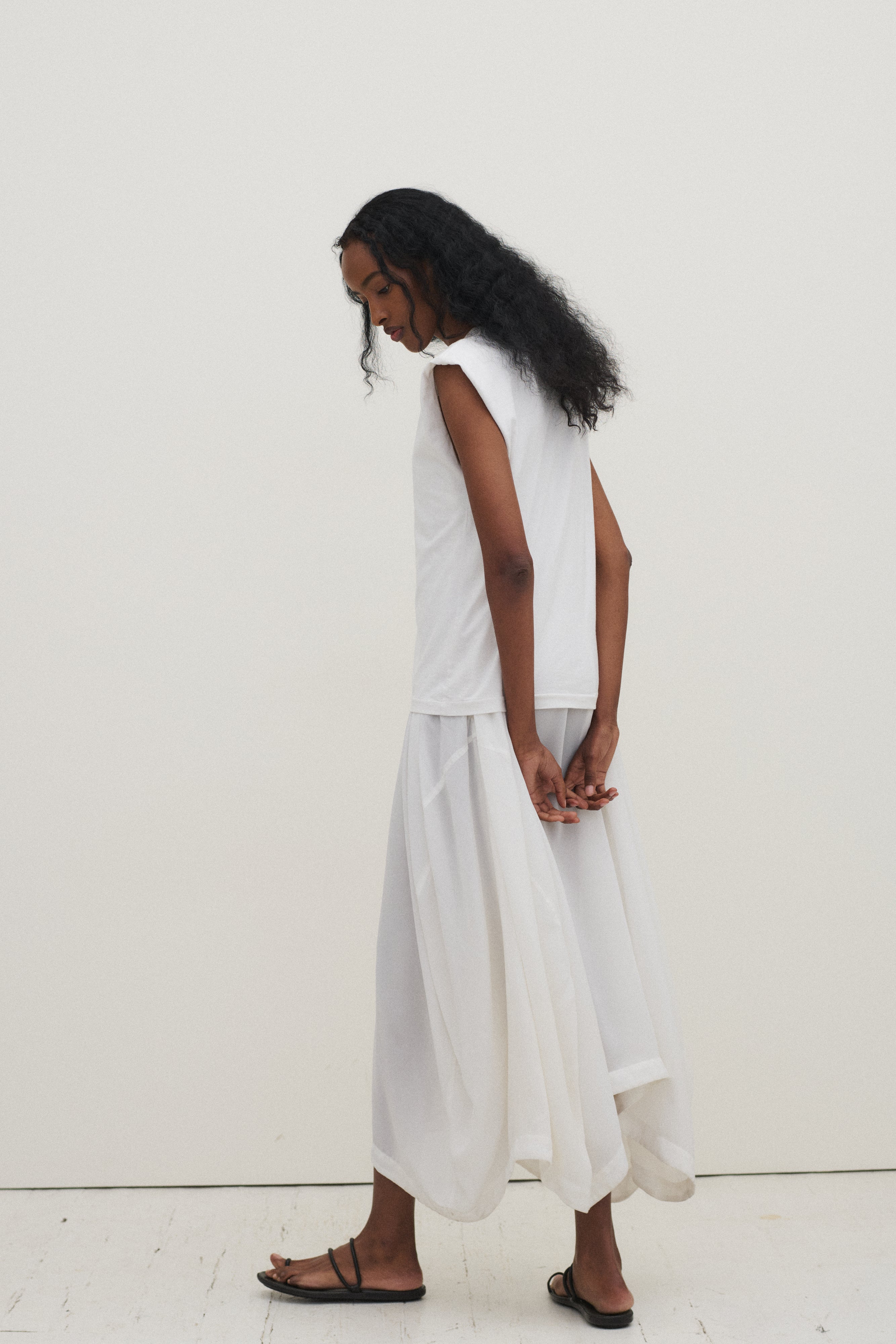 Comme des Garçons White Cotton Dress - Desert Vintage