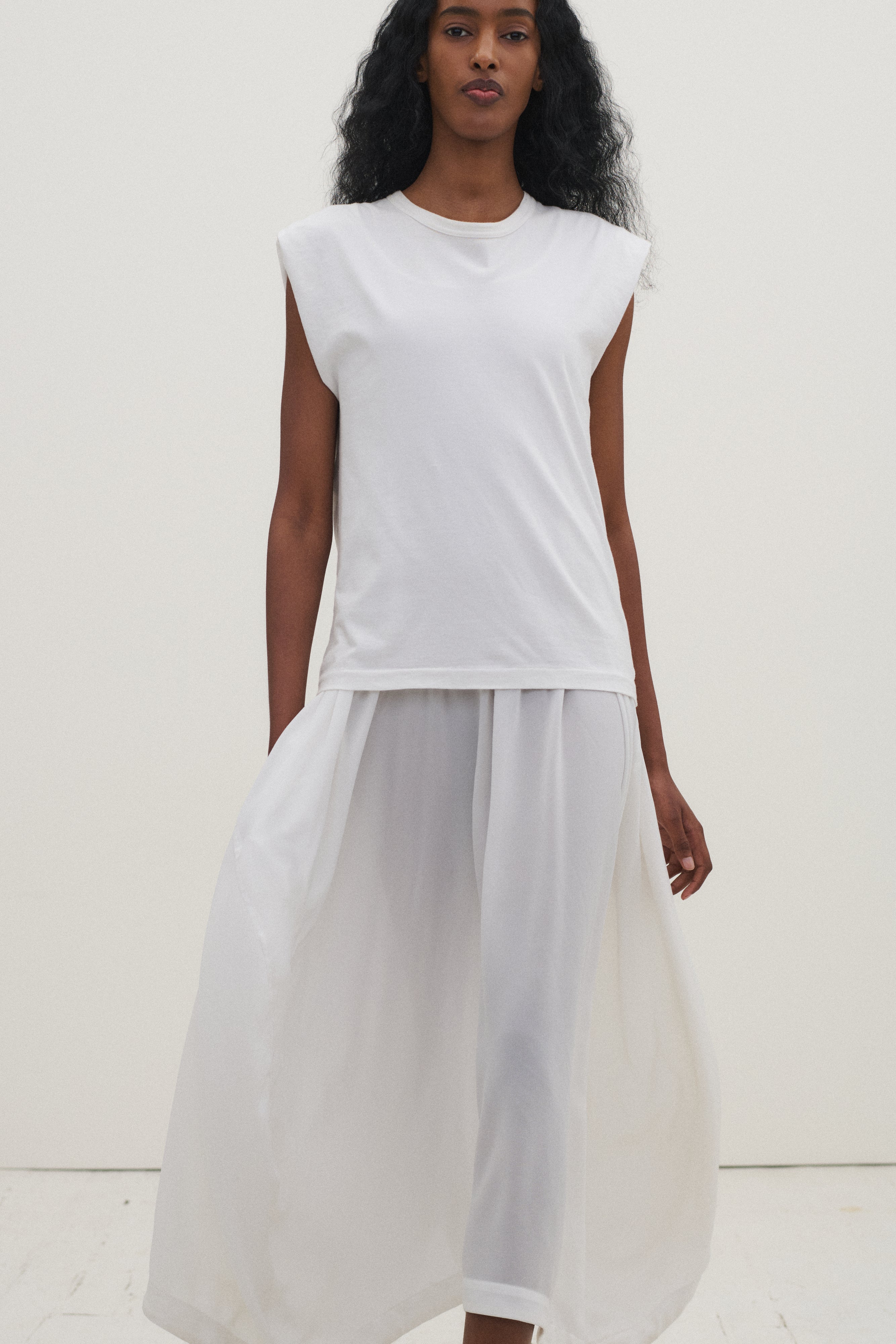 Comme des Garçons White Cotton Dress - Desert Vintage