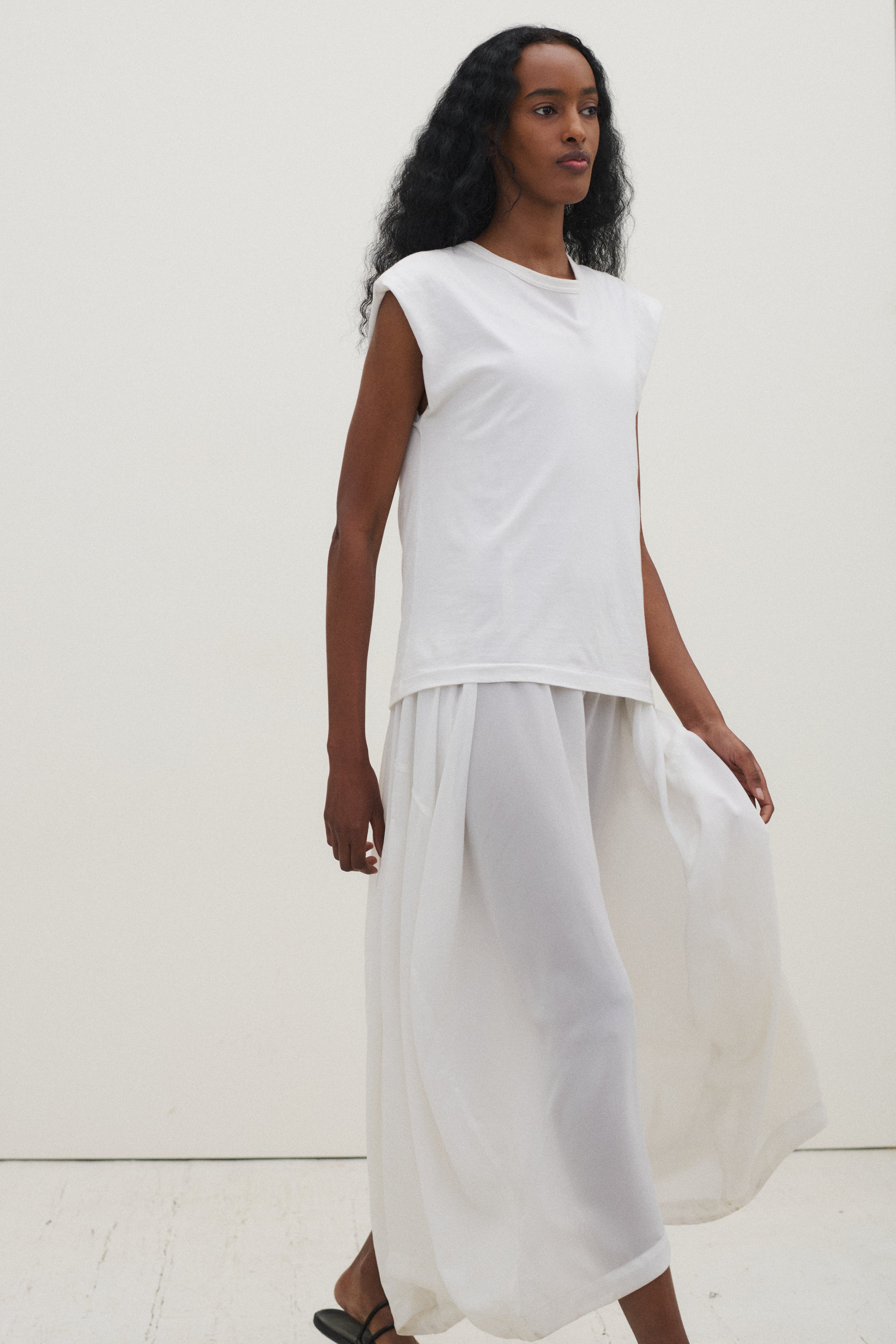 Comme des Garçons White Cotton Dress - Desert Vintage