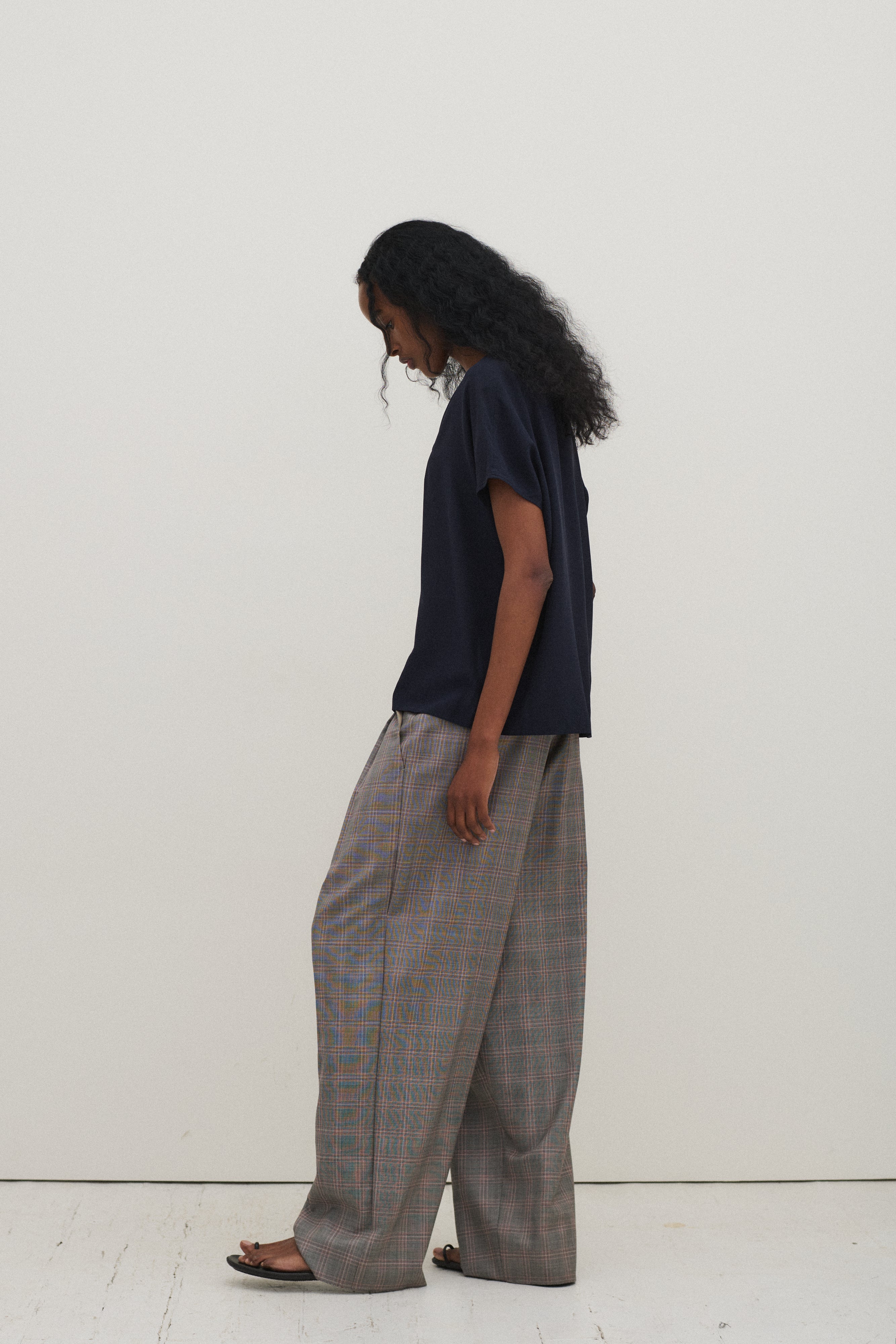 *Bless Plaid Trousers - Desert Vintage