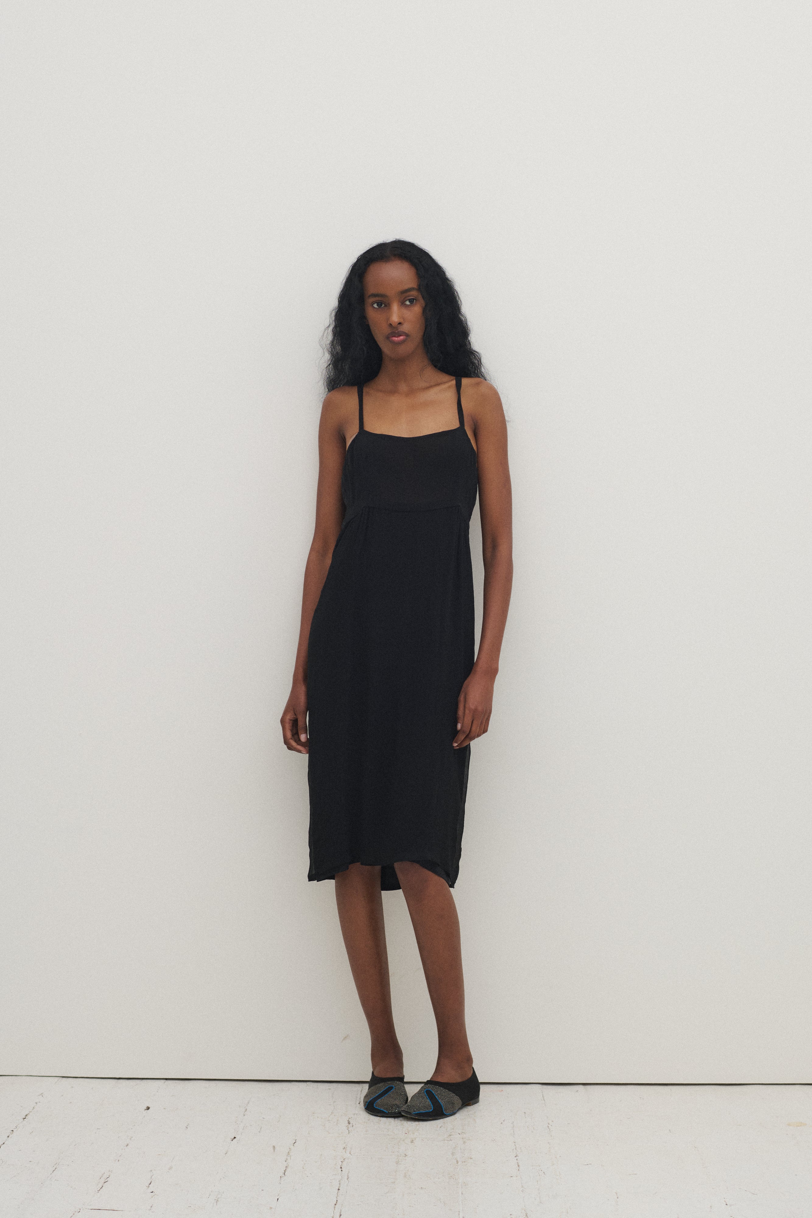 *Chloé Black Chiffon Dress - Desert Vintage