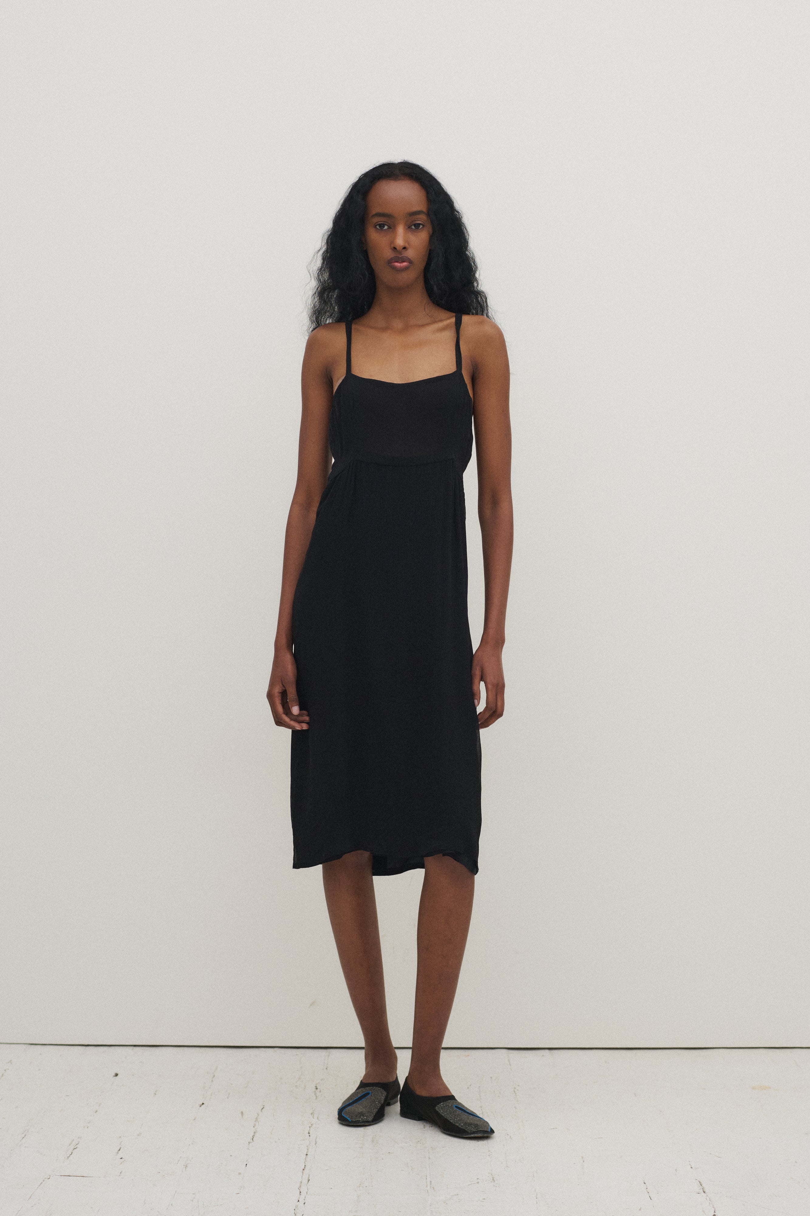 *Chloé Black Chiffon Dress - Desert Vintage