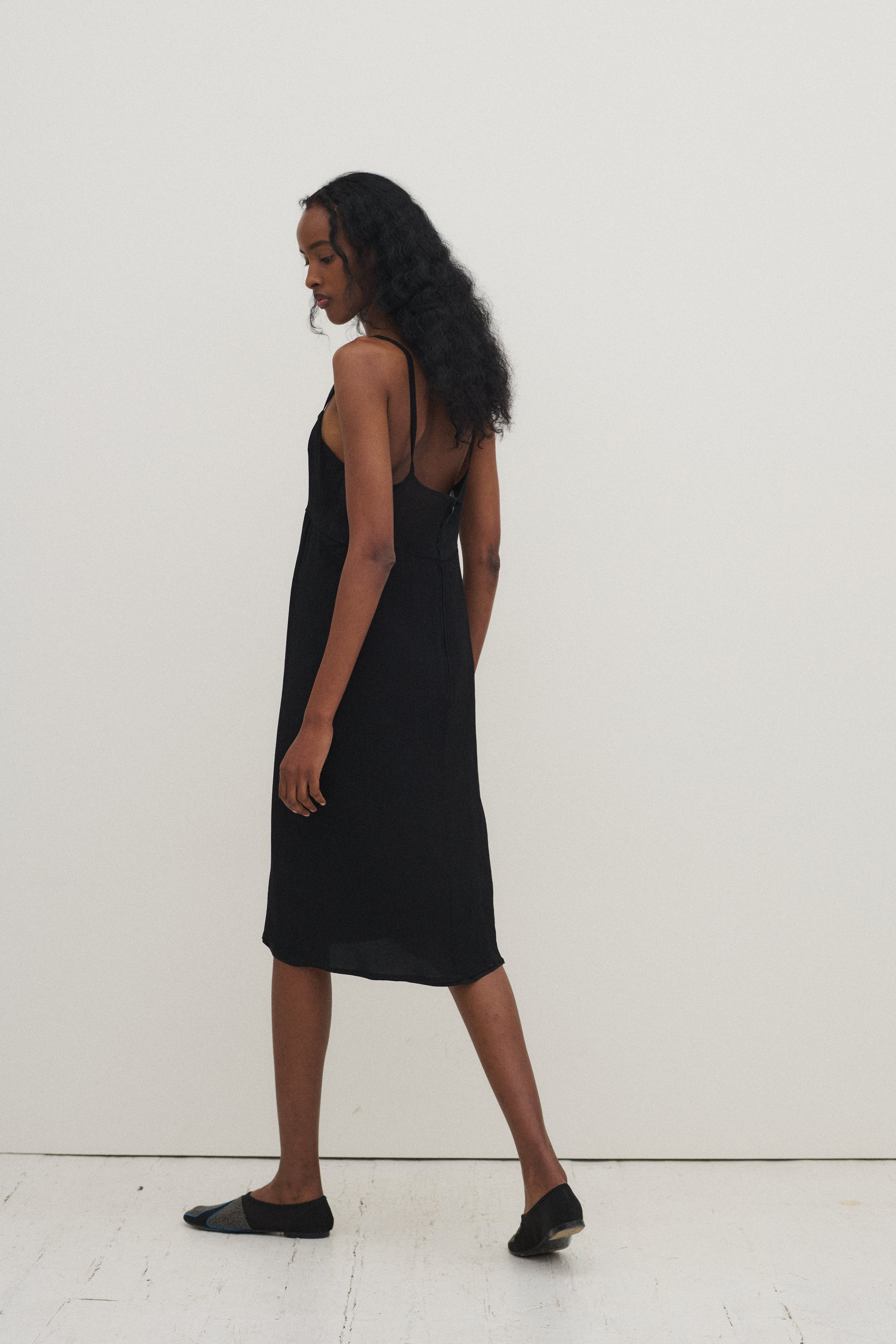 *Chloé Black Chiffon Dress - Desert Vintage