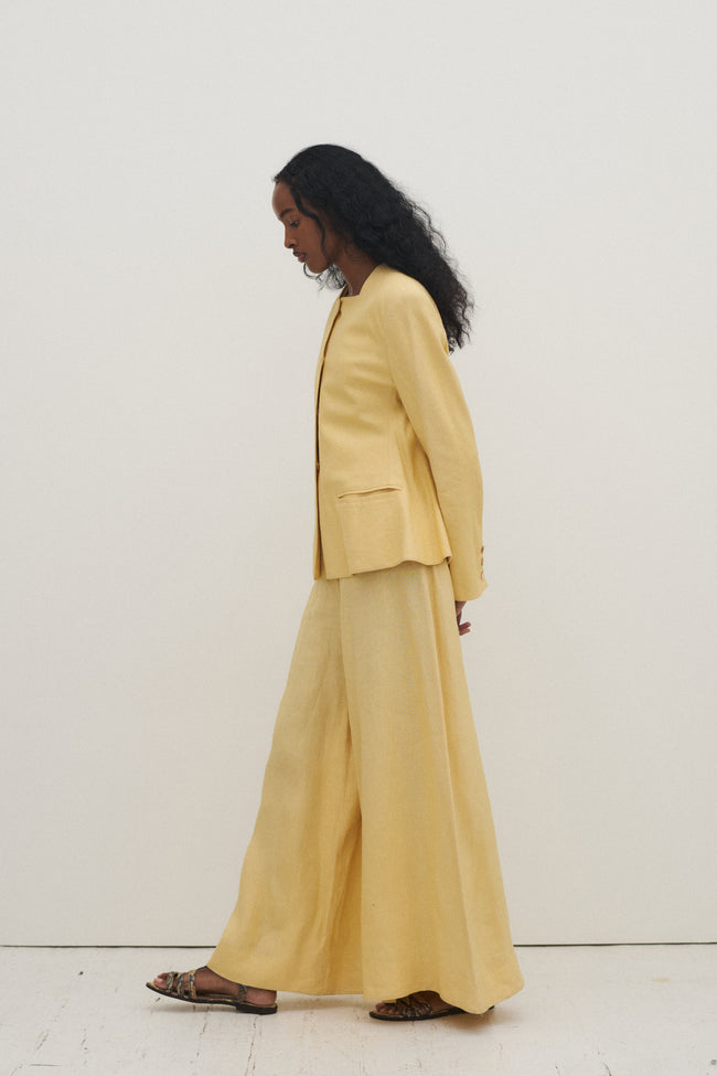 Montana Linen Butter Suit - Desert Vintage