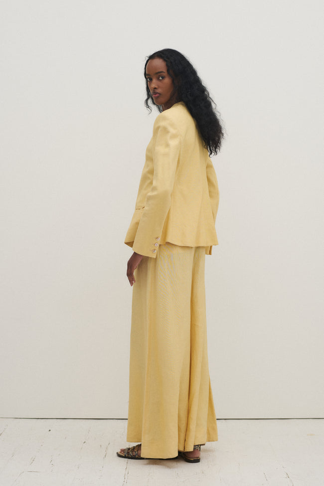 Montana Linen Butter Suit - Desert Vintage
